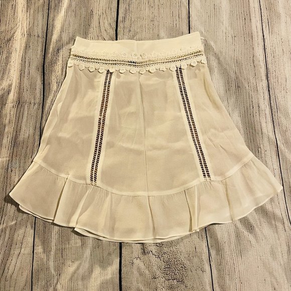 For Love and Lemons Crochet Mini Skirt Size XS NWT! - Picture 5 of 10